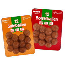 Enkco saté- of borrelballen